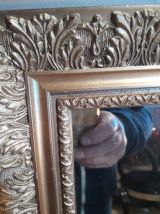 miroir  doré  ancien  38x48   bon etat vue son age une petit