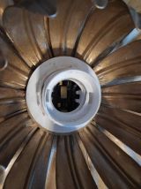 applique murale feuilles en métal doré