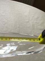 Jolie coupe à fruits en cristal art déco des années 1970