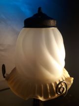 lampe fer forgée   1930   electricité refait au norme   14x3