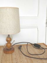 Lampe viking bois et corde