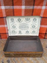 Boite à cigarettes publicitaire en tôle / Le Khédiv