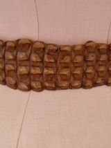 Ceinture en croco vintage 