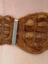 Ceinture en croco vintage 