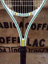 Raquette Lacoste vintage et sa housse de protection