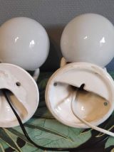 appliques mains en céramique blanche