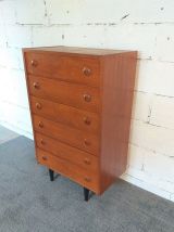 Commode scandinave années 60 vintage en teck