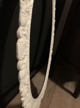 Cadre métal sculpté de miroir