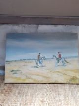 Peinture sur toile les Cavaliers.