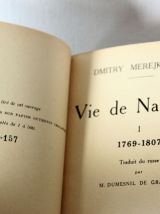 La vie de Napoléon.  D Merejkovsky traduc. De Gramont EO