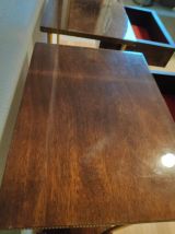 chevets formica et laiton avec tiroir et tablette