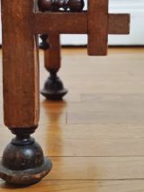 Banquette syrienne bois sculpté 