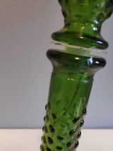 carafe italienne verte gouttes d'eau avec bouchon flamme