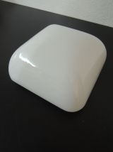 Plafonnier opaline carré