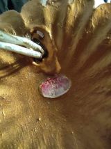 appliques murales vintage 2 fleurs noires et vieil or