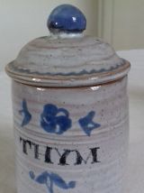 1 lot de 6 petits pots aromatiques en céramique