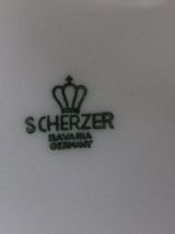 1 lot de service du petit déjeuner 6 tasses et assiettes