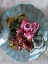 2 bonbonnières en porcelaine