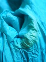 Manteau robe trapèze laine vert d'eau pastel vintage 60's