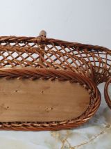 Panier de service en osier 