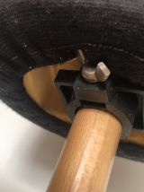 Mannequin enfant vintage tissu noir