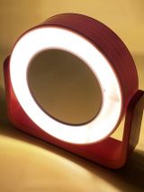 Vintage Miroir Plastique Allibert Design Annees 70