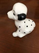 2 petits dalmatiens en faience - Vintage