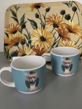 2 mugs déco année folles 
