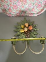 Applique luminaire fruits vintage 