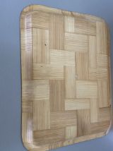 Plateau bambou vintage 