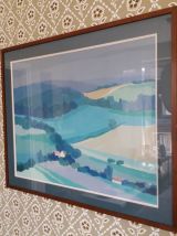 Tableau paysage de campagne de Pierre ROUX