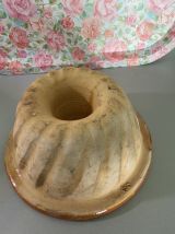 Moule à kouglof vintage en terre 