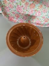 Moule à kouglof vintage en terre 