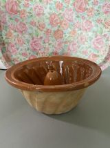 Moule à kouglof vintage en terre 