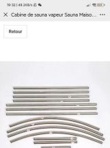 Cabine de sauna vapeur (sauna hammam) mobile portable