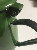 Cafetière en tôle émaillée années 50