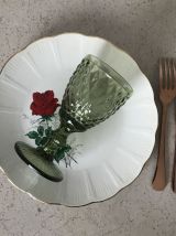 Série de 4 assiettes vintage