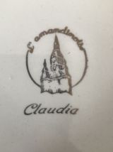 Série de 4 assiettes vintage