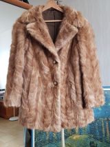 Fourrure en patte de Vison, très belle veste