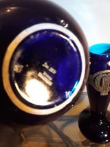  2vases en faience sarreguemines 38x14 tres classe 1960  ave