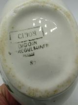 saucière Digoin Sarreguemines Cibon décor de rose