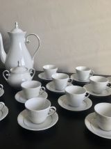 Service à café en porcelaine