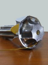 PIED DE LAMPE VINTAGE BRUTALISTE CHROMÉE 1970