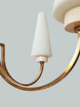 LUSTRE LAITON DORÉ 1970