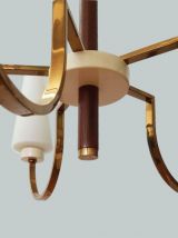 LUSTRE LAITON DORÉ 1970