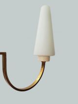 LUSTRE LAITON DORÉ 1970