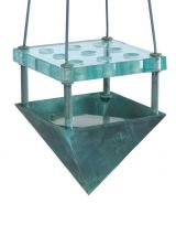 SUSPENSION EN BRONZE ET VERRE ELIN RAABERG NIELSEN 