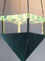 SUSPENSION EN BRONZE ET VERRE ELIN RAABERG NIELSEN 