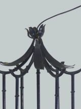 SUSPENSION LANTERNE VINTAGE FAUX BAMBOU