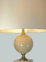 LAMPE BARBIER EN TRAVERTIN 1970